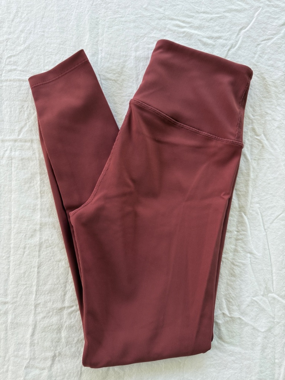 Zella Luxe Ribbed High-Waist Leggings